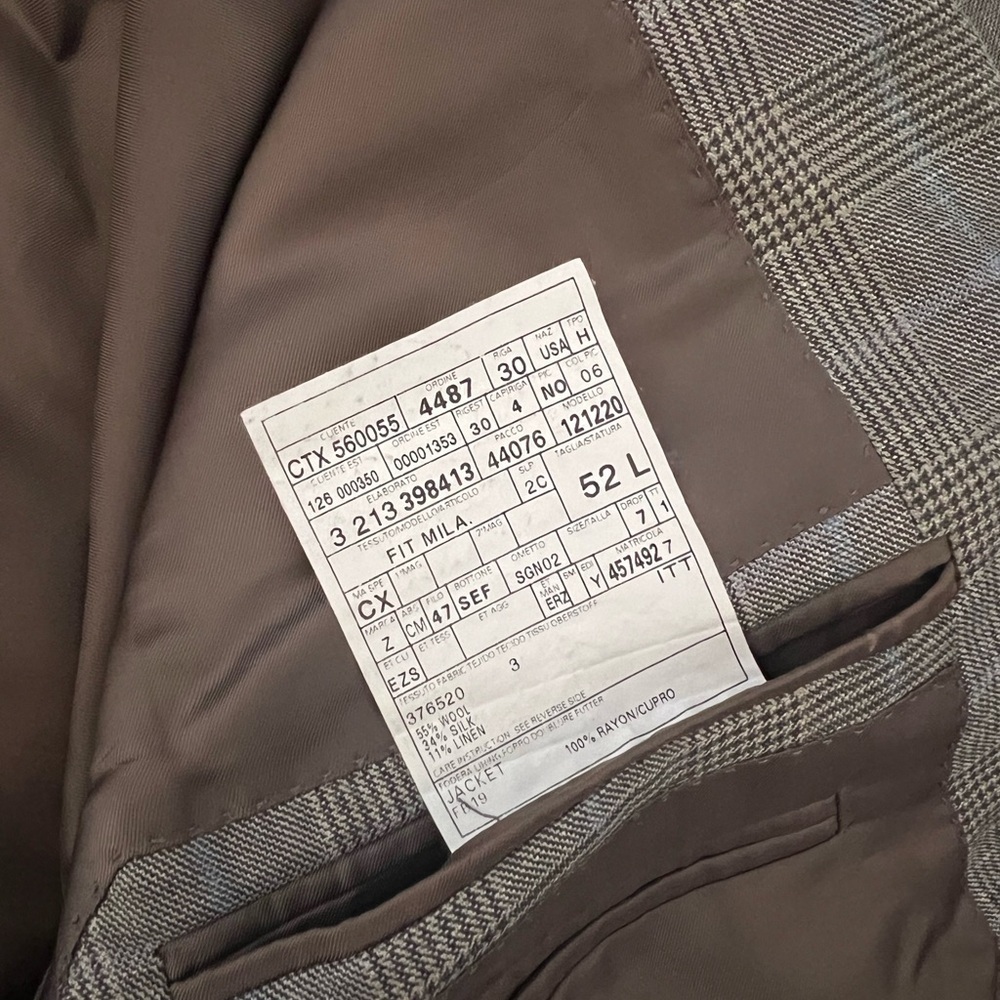 Ermenegildo Zegna plaid blazer - Picture 4 of 8